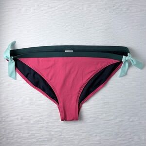 Boden Pink, Green and Teal Bikini Bottom Women’s 14